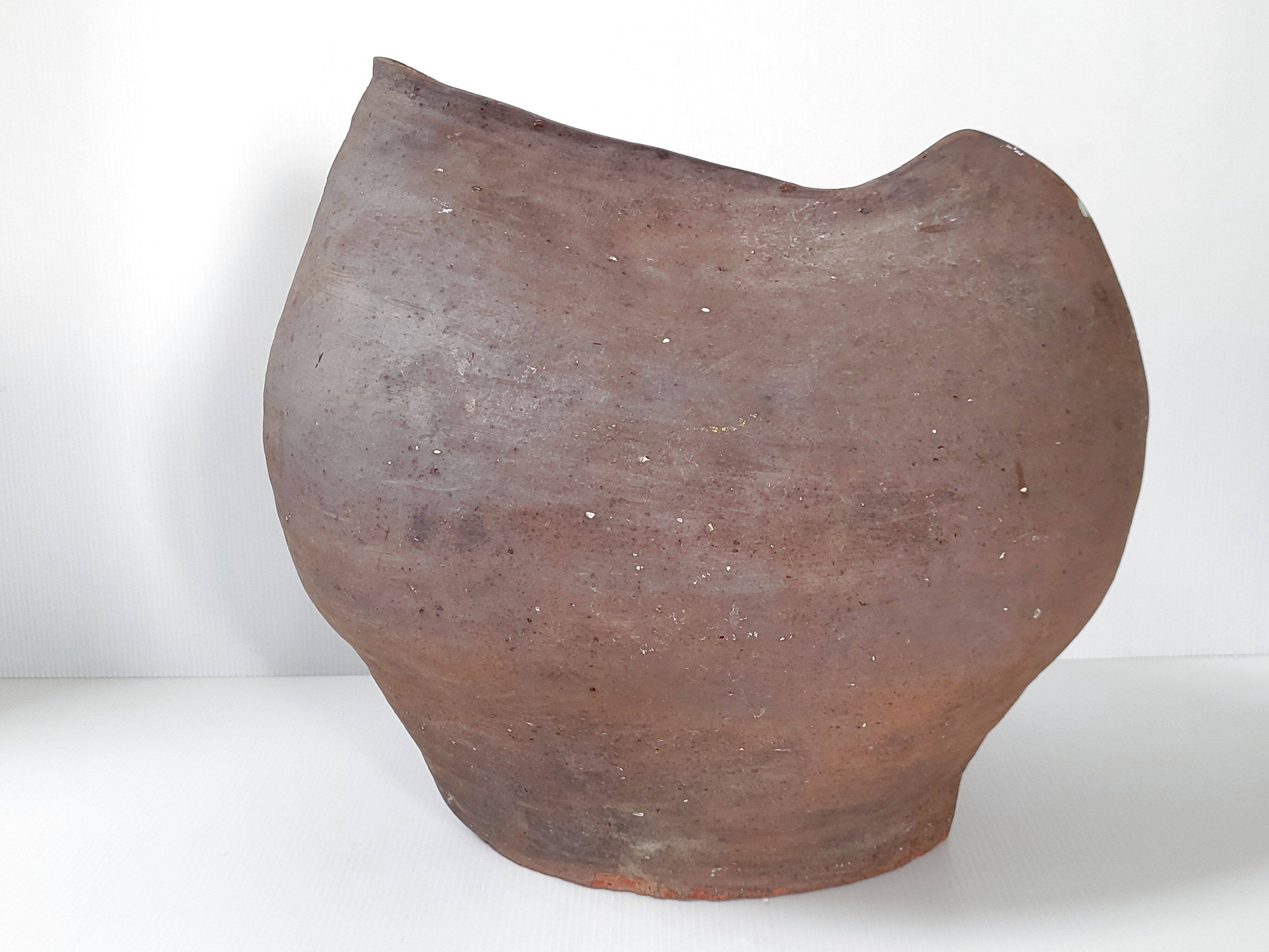 XXL vintage terracotta vase