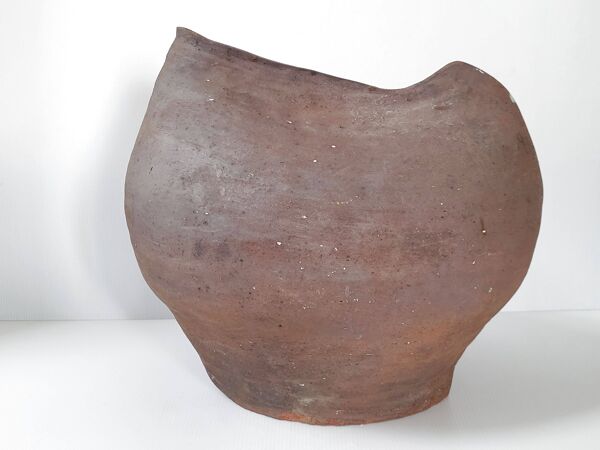 Vase XXL vintage terre cuite