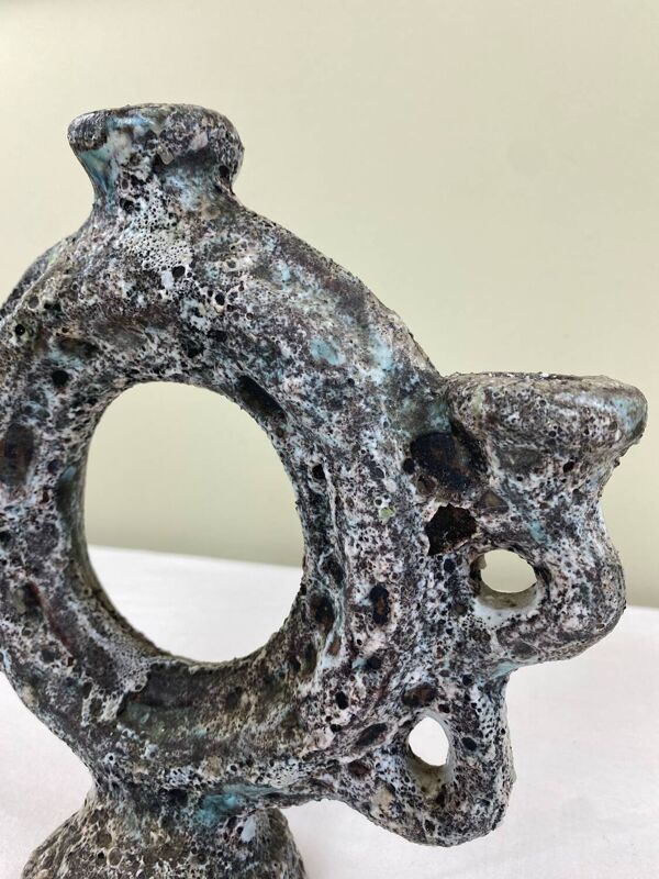 Chandelier en céramique vintage