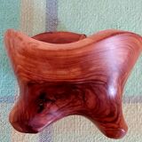 70's olive wood cut