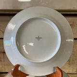 12 porcelain plate Limoges design Bernardaud