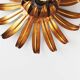 1960’s Italian Gilt Sunburst Wall Light