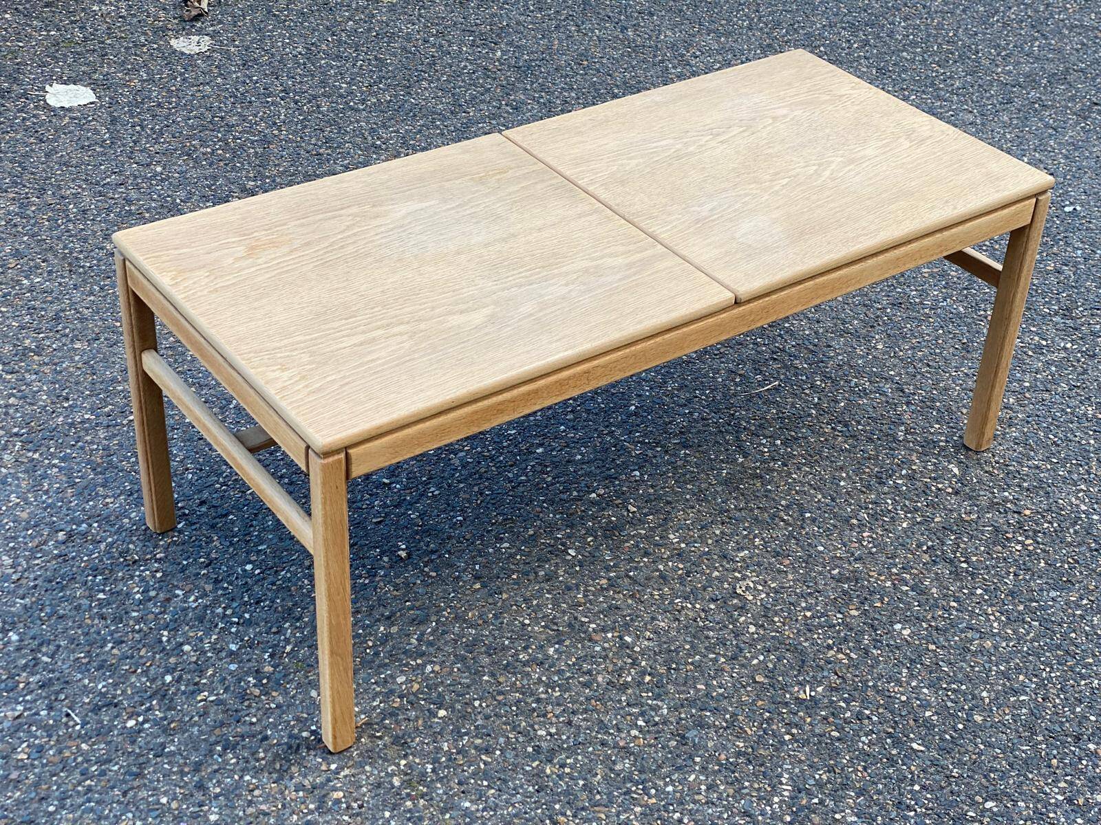 60s Scandinavian Oak Coffee Table "Casino" by Tingströms