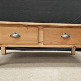 Scandinavian pine 4-drawer coffee table