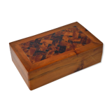 Cedar marquetry box