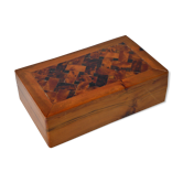 Cedar marquetry box
