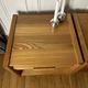 2 tables de chevet en orme Simat années 80