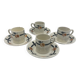 Lot de 4 tasses Badonviller