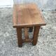 Brutalist lamp and its stool