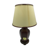 Old ceramic and wood bedside lamp