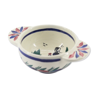 Old ceramic bowl HB Quimper