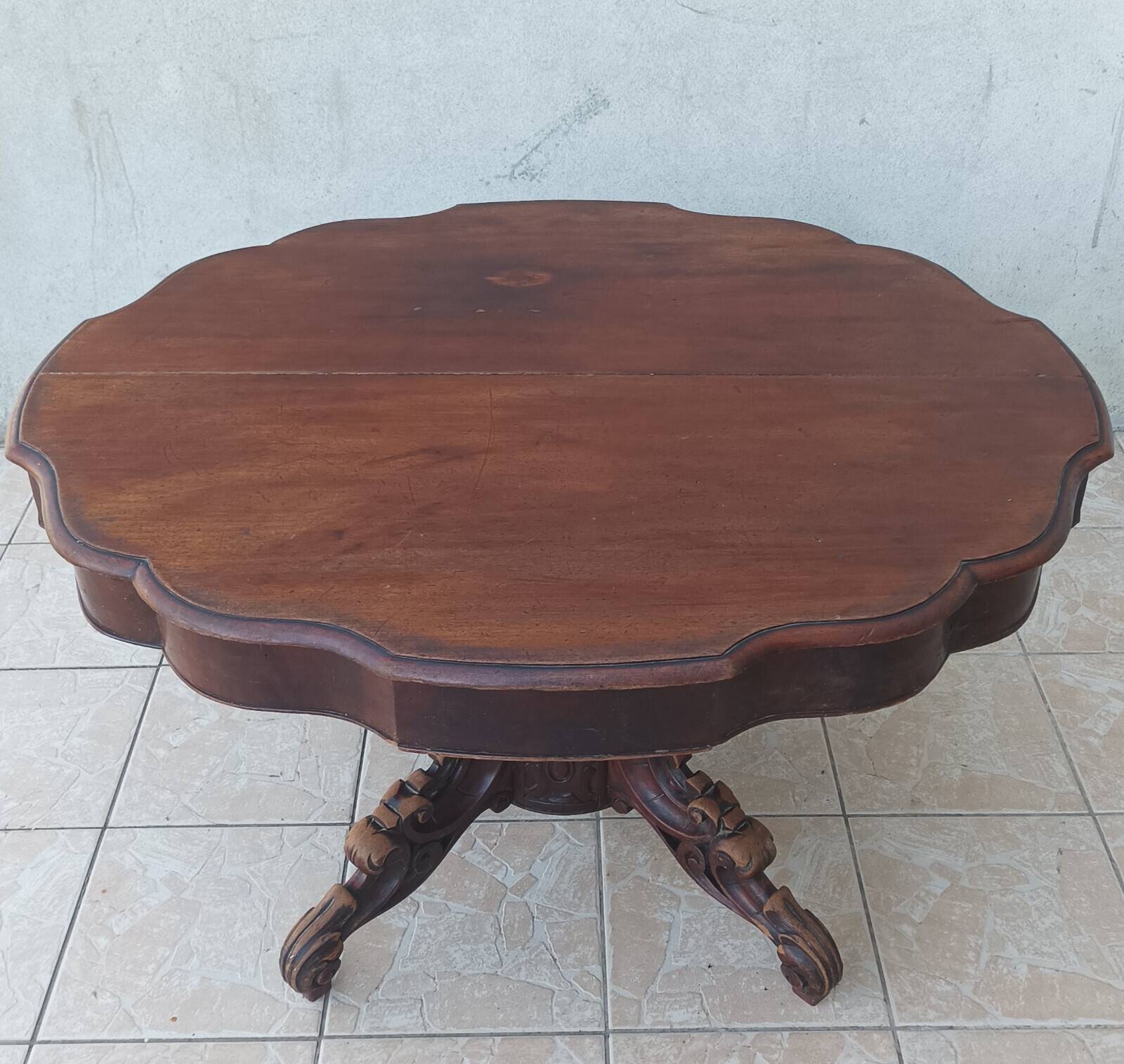 Table style anglais en acajou 19ème
