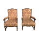 Paire de fauteuil Louis III