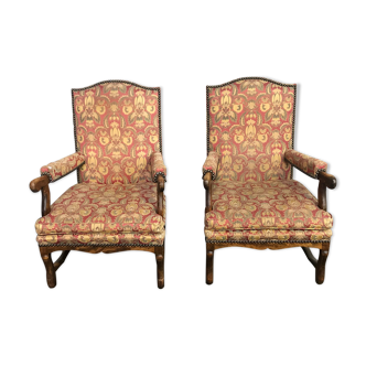 Pair of armchair Louis III