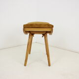 Mid-Century Wooden Stool or Footstool/Uluv, 1960s, Czechoslovakia Status, Submit