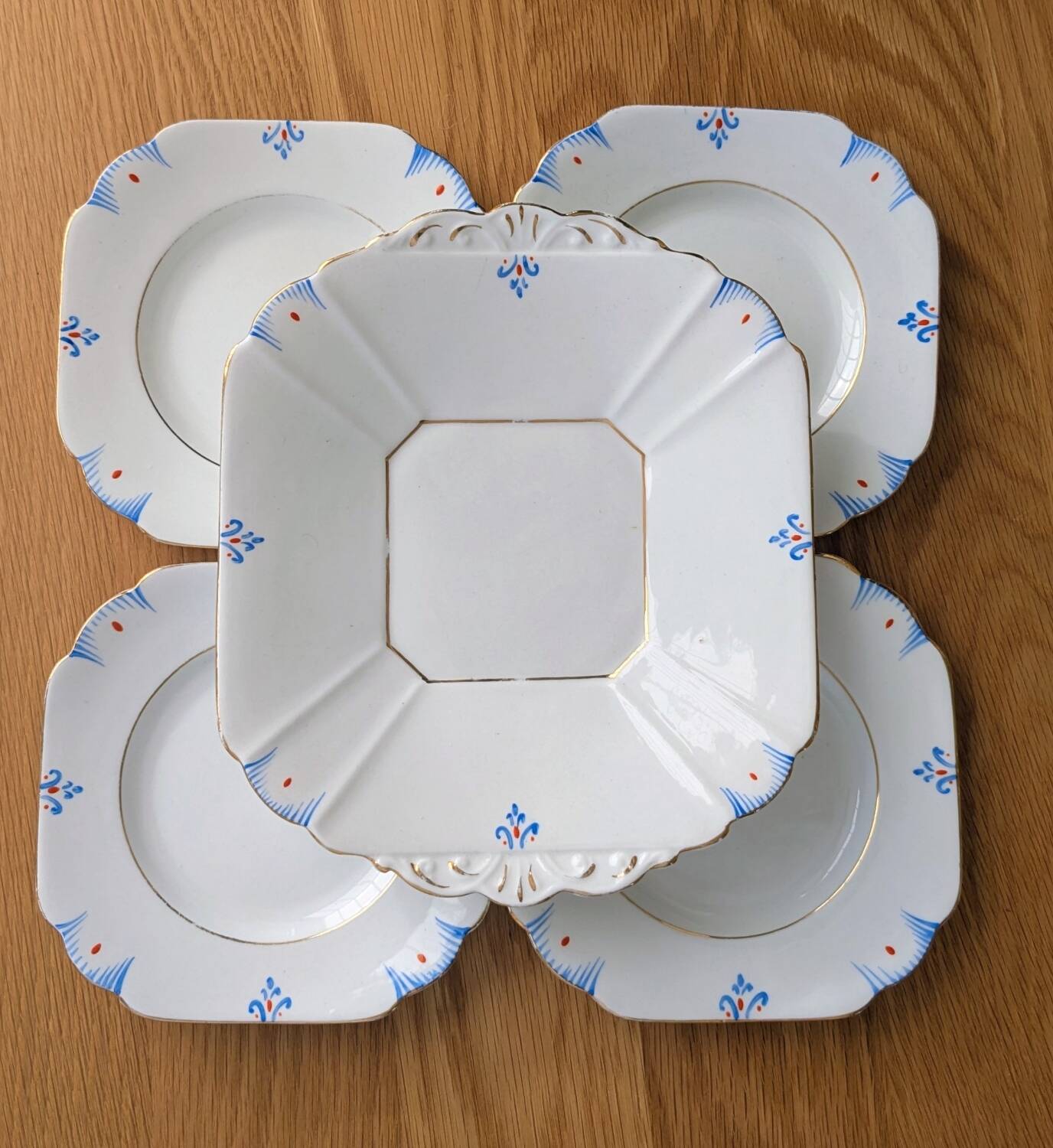 Service à dessert Melba bone china