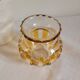 Czechoslovakian crystal glass vase