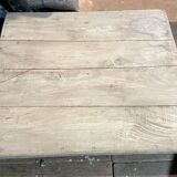 Vintage raw wood Indian coffee table