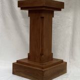Oak wood column dimensions: height -70cm - width -38cm-