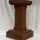 Oak wood column dimensions: height -70cm - width -38cm-