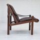 1970s, Norwegian design by Torbjørn Afdal, "Hunter" chair, leather.