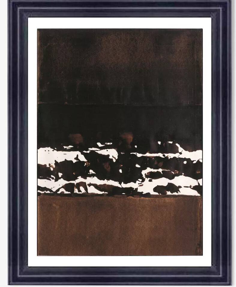 Affiche Soulages reproduction