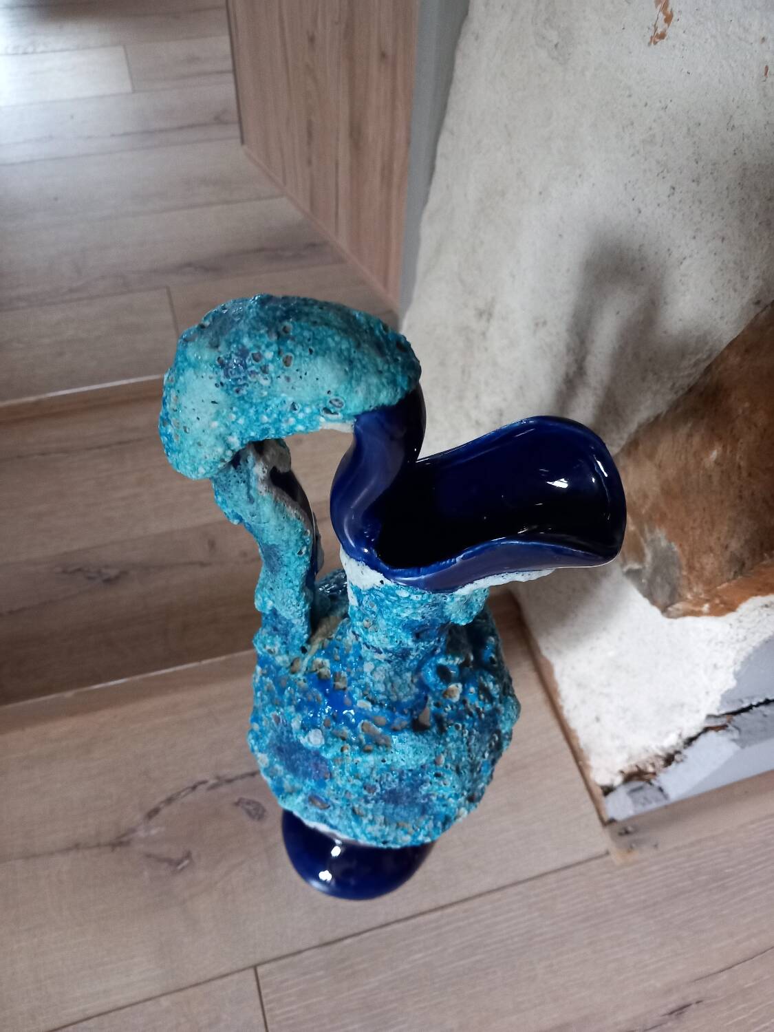 Fat VallaurisLava ceramic vase/amphora/jar