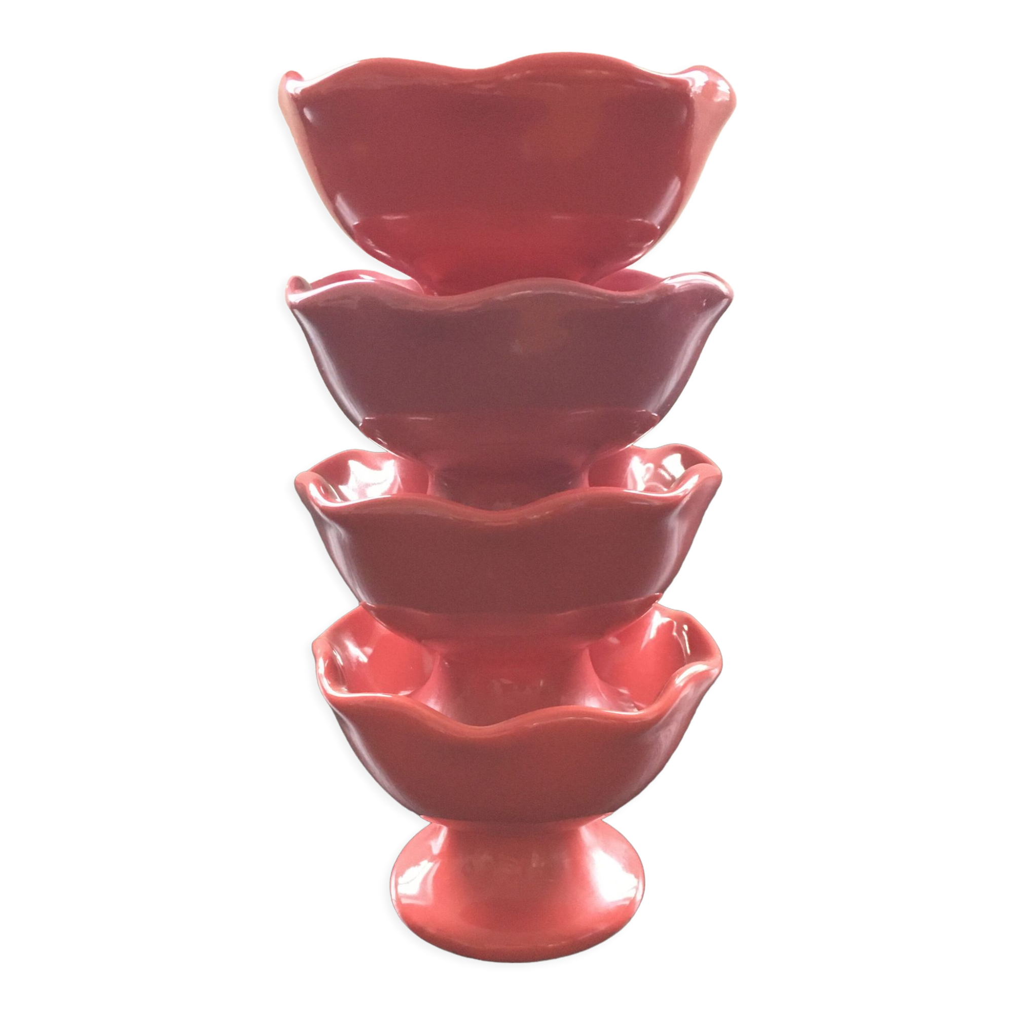 Set of 4 ice cream bowls