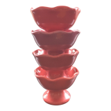 Set of 4 ice cream cups