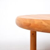 Large pinewood extendable dining table by Rainer Daumiller for Hirtshals Sa
