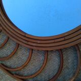 Rattan mirror, 1960