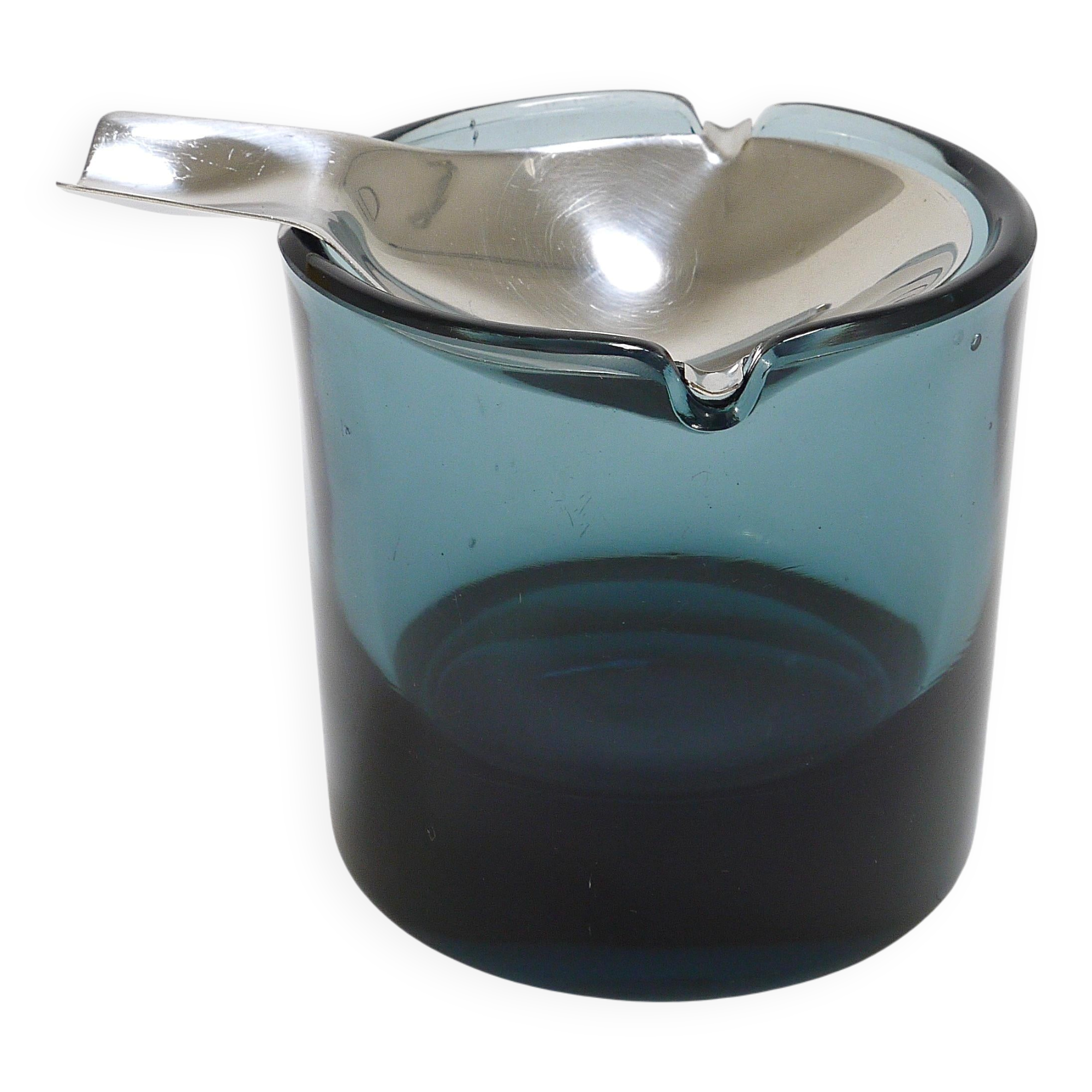 Bauhaus Ashtray Tourmaline by Wilhelm Wagenfeld for WMF Germany, 1960s