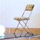 Chaise pliante CHANTAZUR LAFUMA à tapisserie fleurs