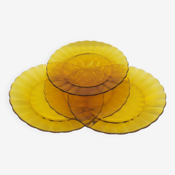 Duralex daisy plates