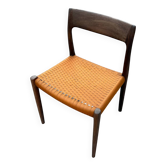 Chaise vintage Niels Møller en palissandre années 50