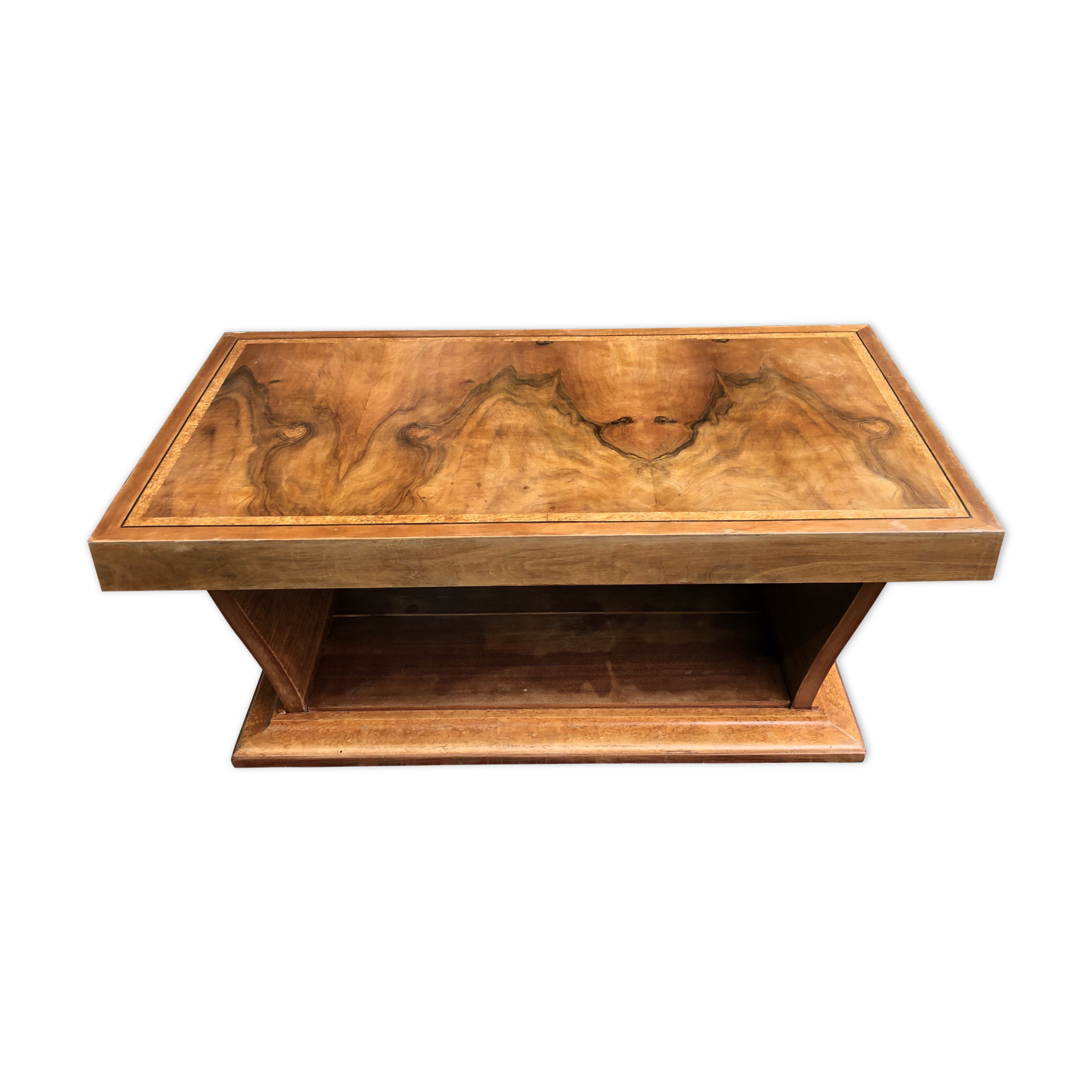 Rectangular coffee table art deco period