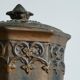 Pot à tabac ancien style néogothique XIXe siècle