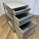 USM Haller pedestal in light grey