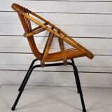 Set of 3 rattan armchairs by Rohe Noordwolde, Netherlands