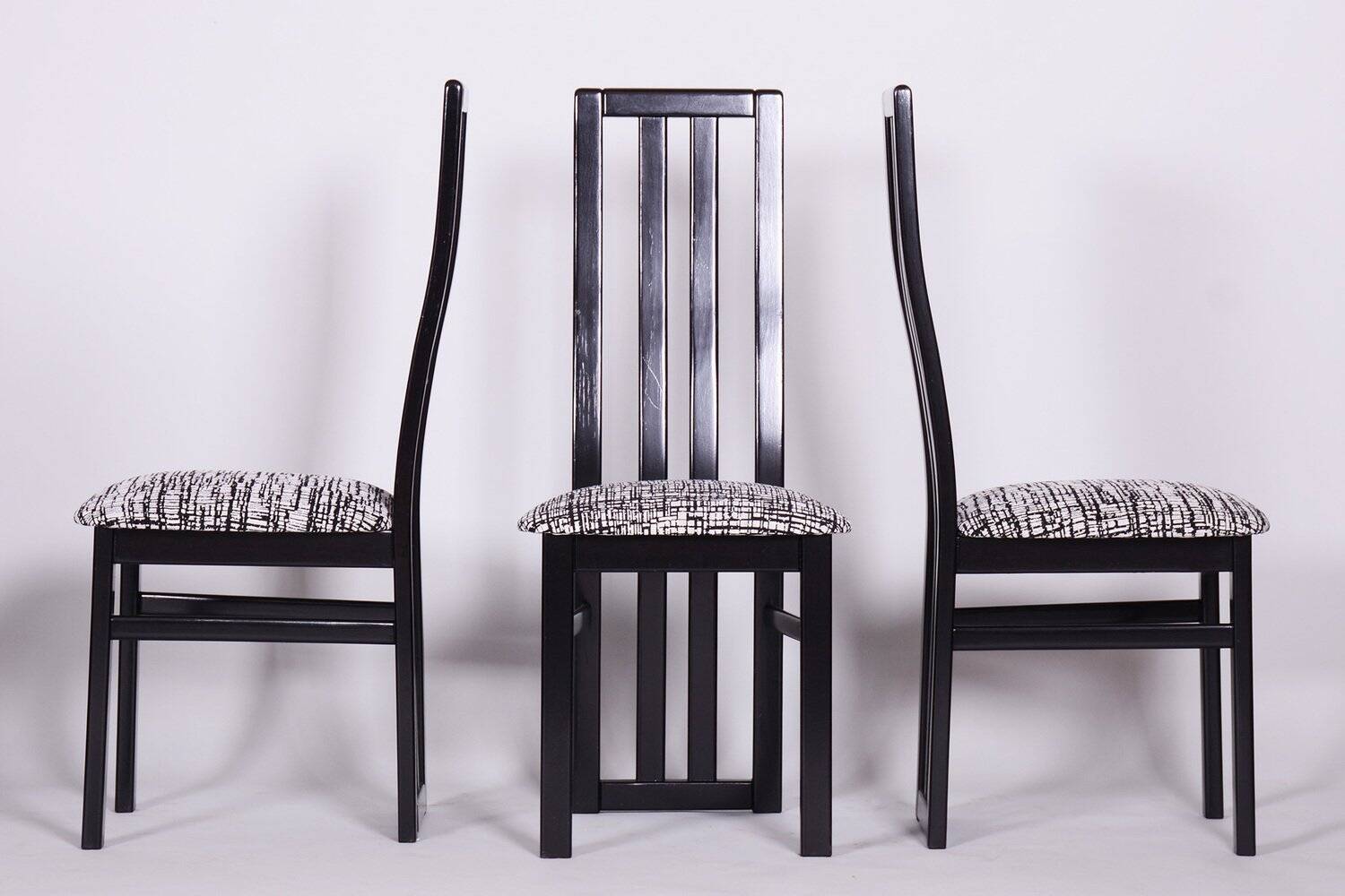 Mid-Century Dining Chairs in Beech from Thon, 1970s, Set of 6