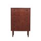 Commode en teck, design danois, années 60, fabriquée au Danemark