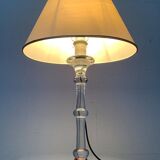 Mid-century German Tiffany glass table lamp by Ingo Maurer, 1960s.