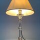 Mid-century German Tiffany glass table lamp by Ingo Maurer, 1960s.