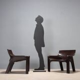 'Vicario' armchairs by Vico Magistretti for Artemide - 1960s-70s