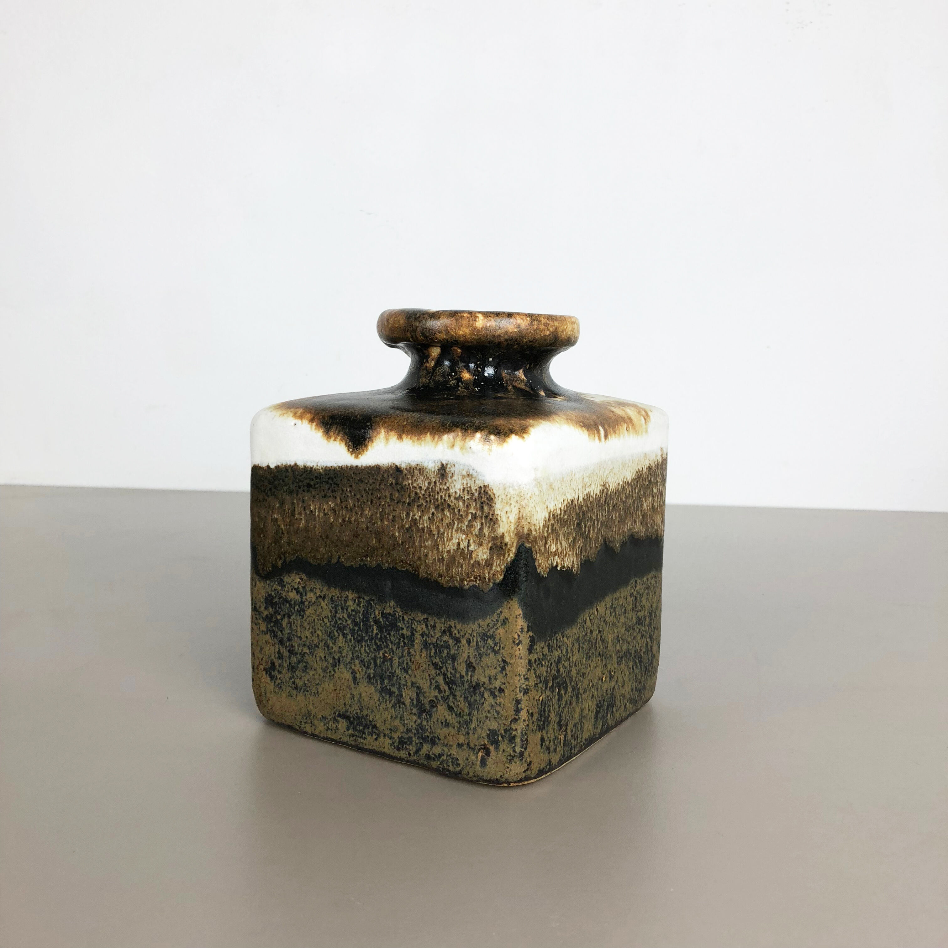 Super Rare 1970s Ceramic Studio Pottery Vase by Babara Stehr Ceramics, Germany