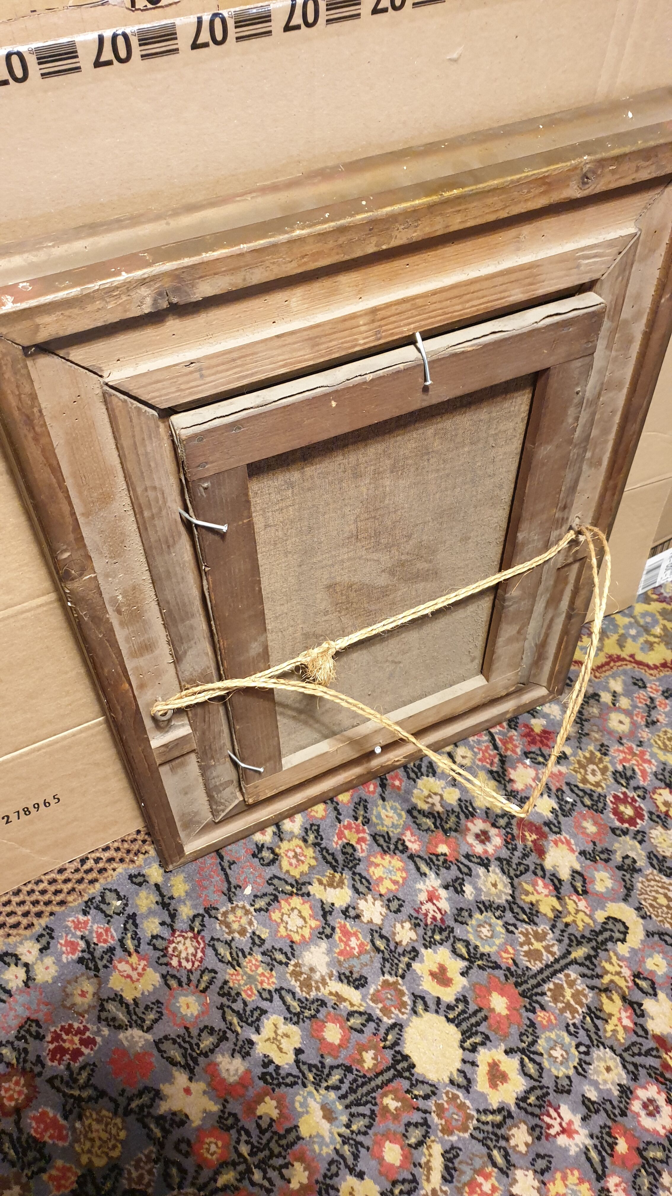 Painting on oriental canvas