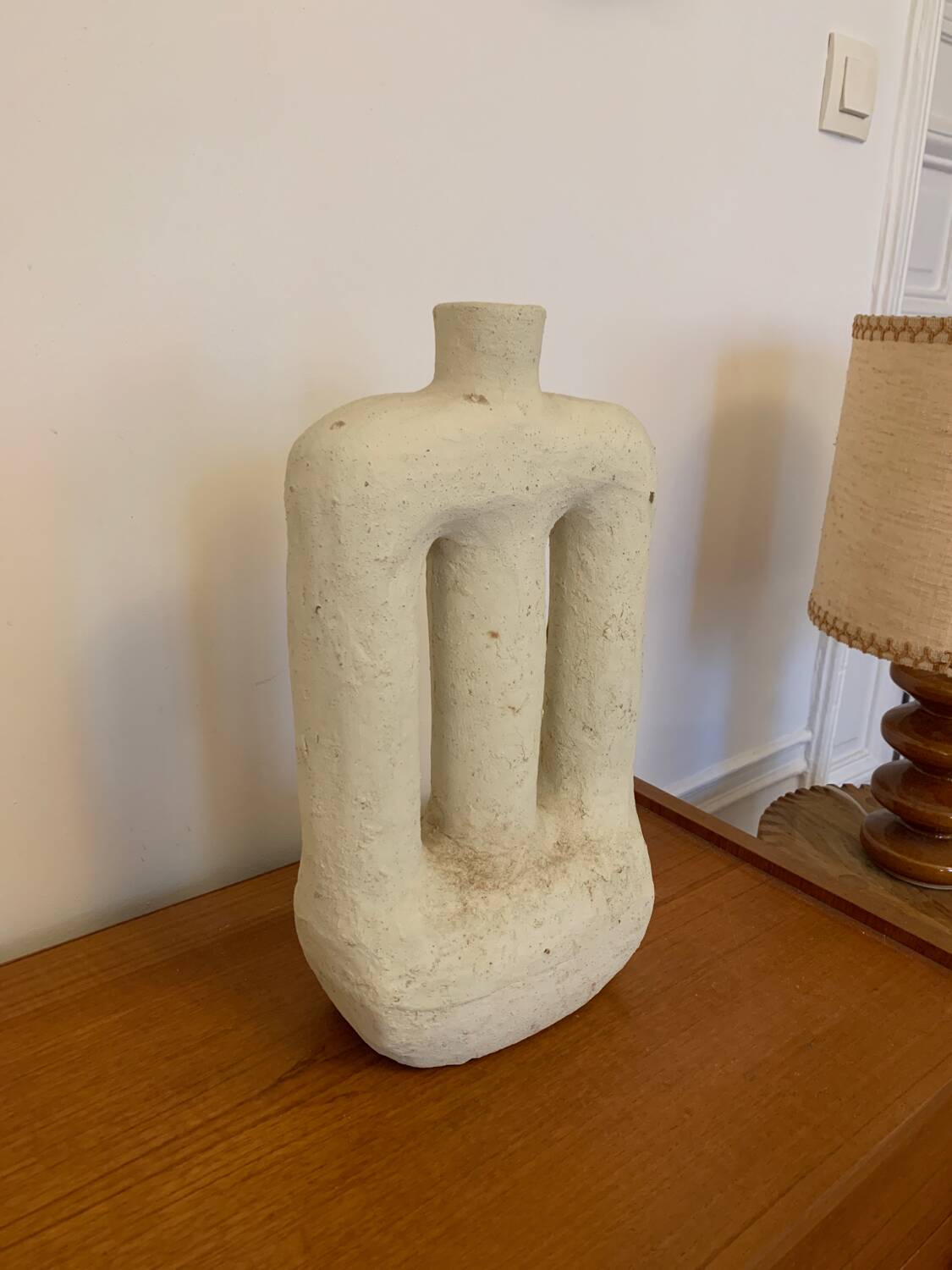 White Tamegroute vase
