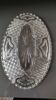 Aperitif dish in molded glass. stylish boho chic. starry, cross, leafy patterns
