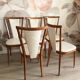 Set of 5 Baumann Palma model chairs, from the 60s/70s