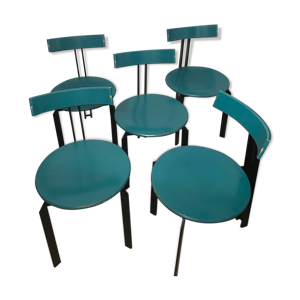 Série de 5 chaises Zeta - 1980